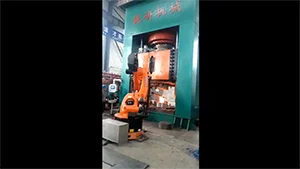 Línea de forja de anillos rolados en las instalaciones del cliente